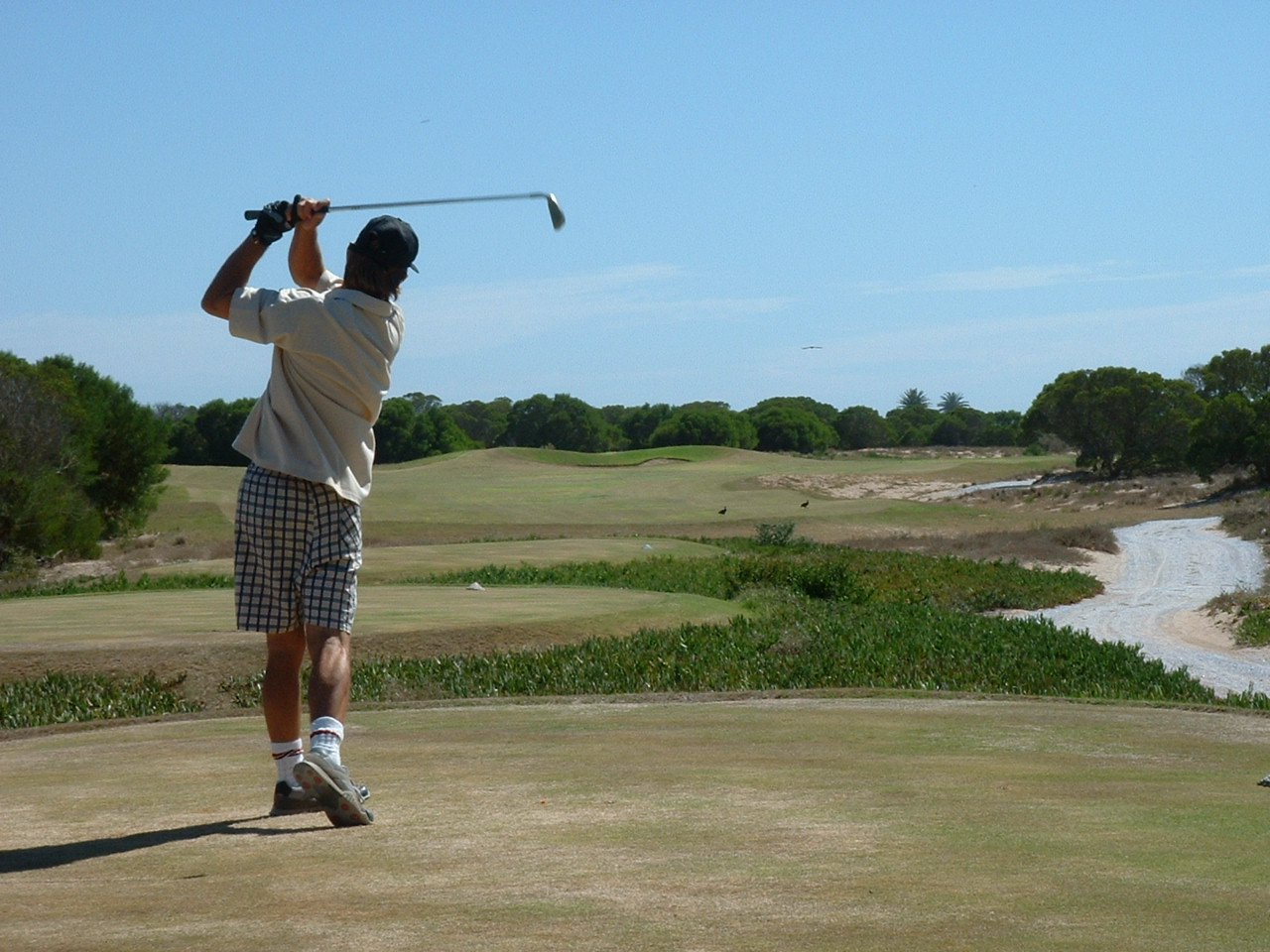 cool playing golf