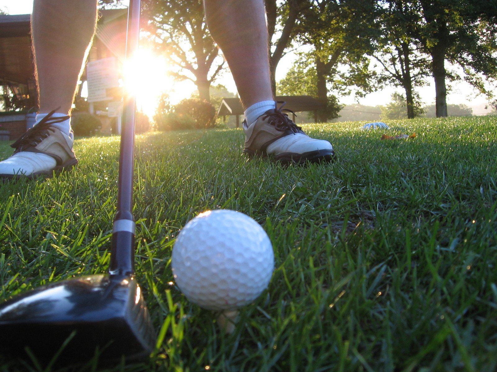 nerves on the first tee