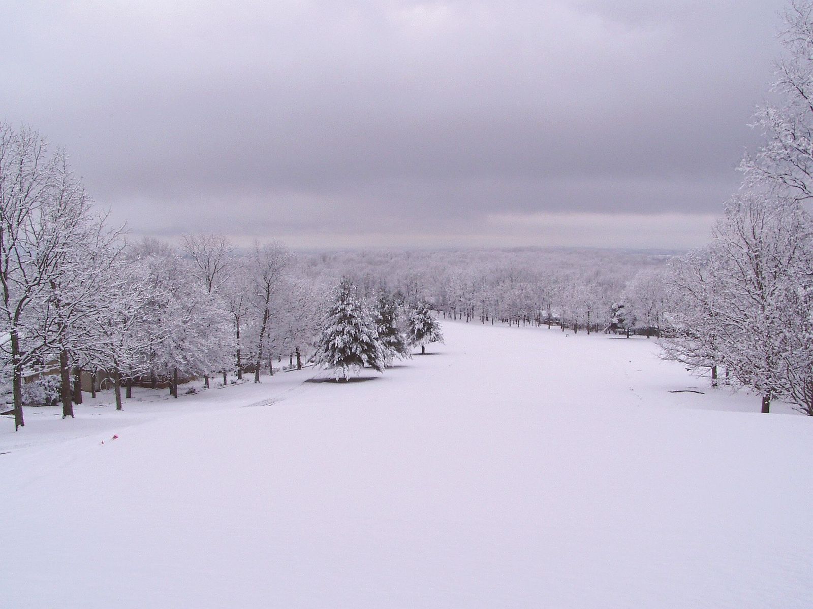 golf in winter